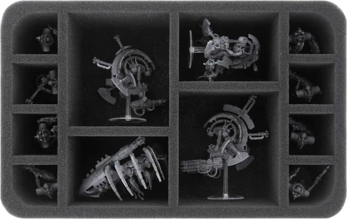 HS075A019 Feldherr foam tray for Necrons - 12 compartments