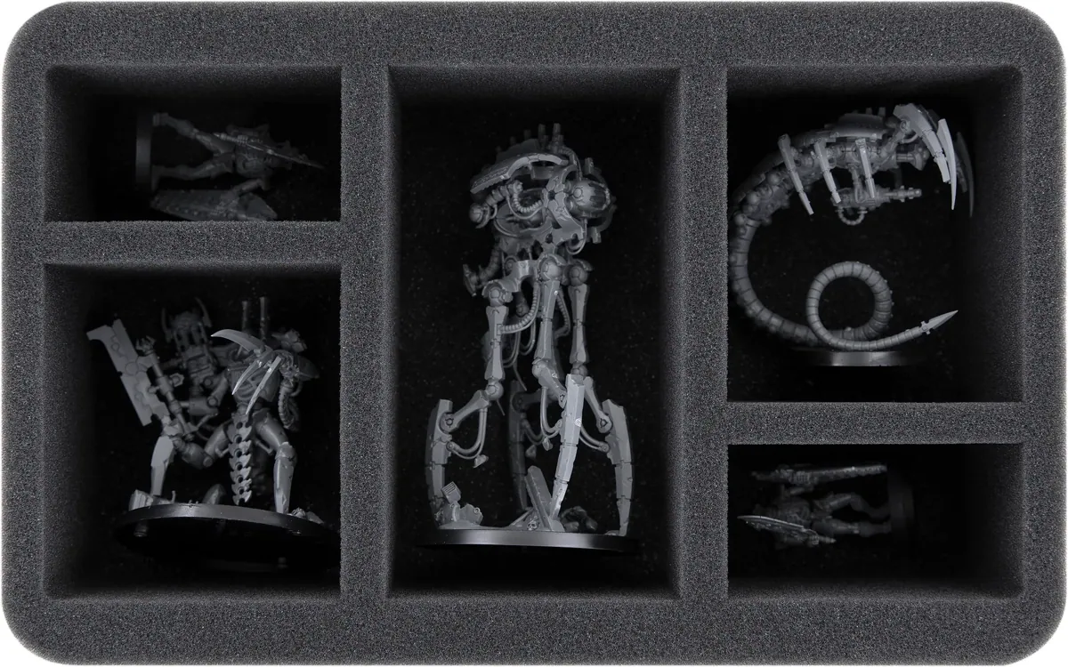 HS075A022 Feldherr foam tray for Necrons - 5 compartments