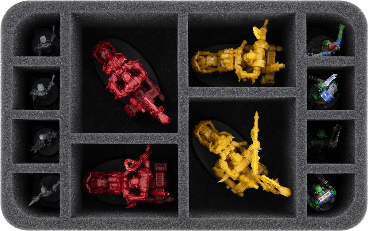 HS075A024 Feldherr foam tray for Orks - 12 compartments