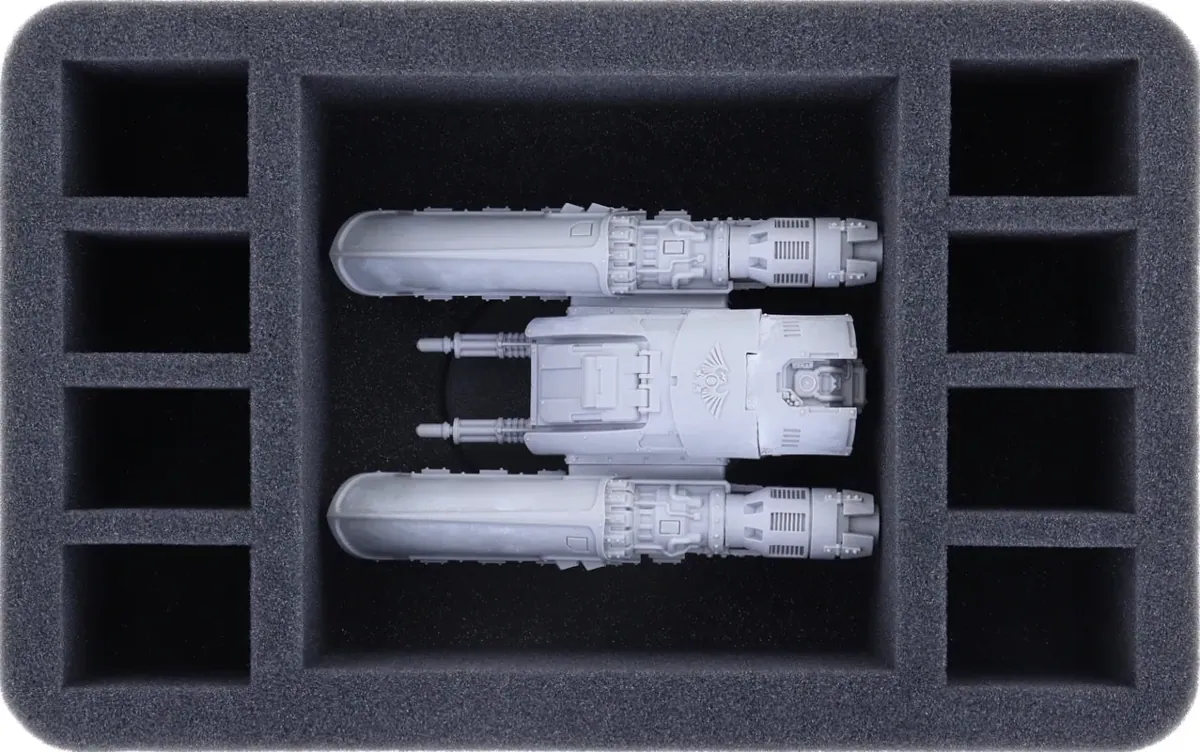 HS075A036 Feldherr foam tray for Adeptus Custodes - Pallas Grav-attack - 9 compartments