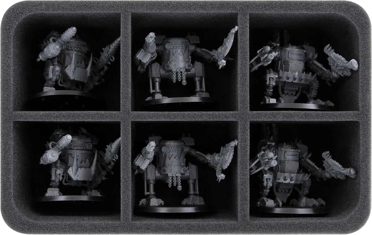 HS085A011 Feldherr foam tray for Orks - 6 compartments