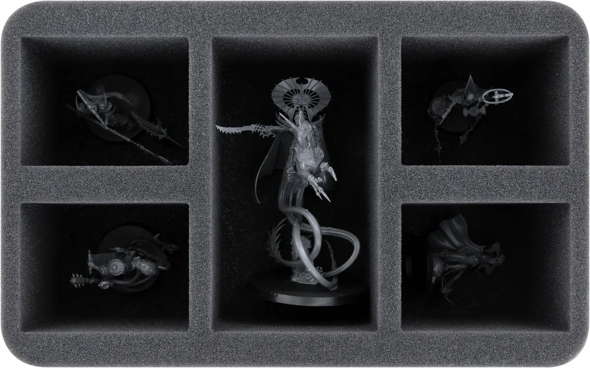 HS090A005 Feldherr foam tray for Idoneth Deepkin - 5 compartments