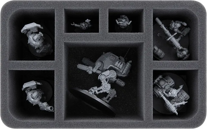 HS090A012 Feldherr foam tray for Astra Militarum - 7 compartments