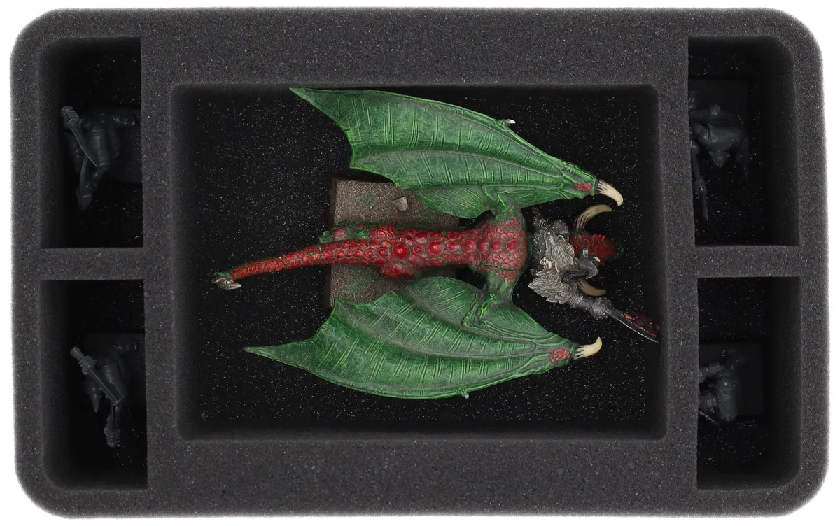 HS105A111 Feldherr foam tray for Tribes of Orcs and Goblins - 5 compartments