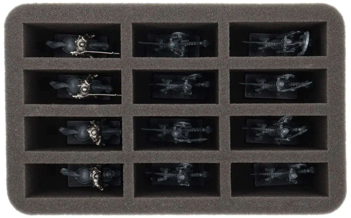 HS110A012 Feldherr foam tray for Tomb Kings of Khemri - 12 compartments