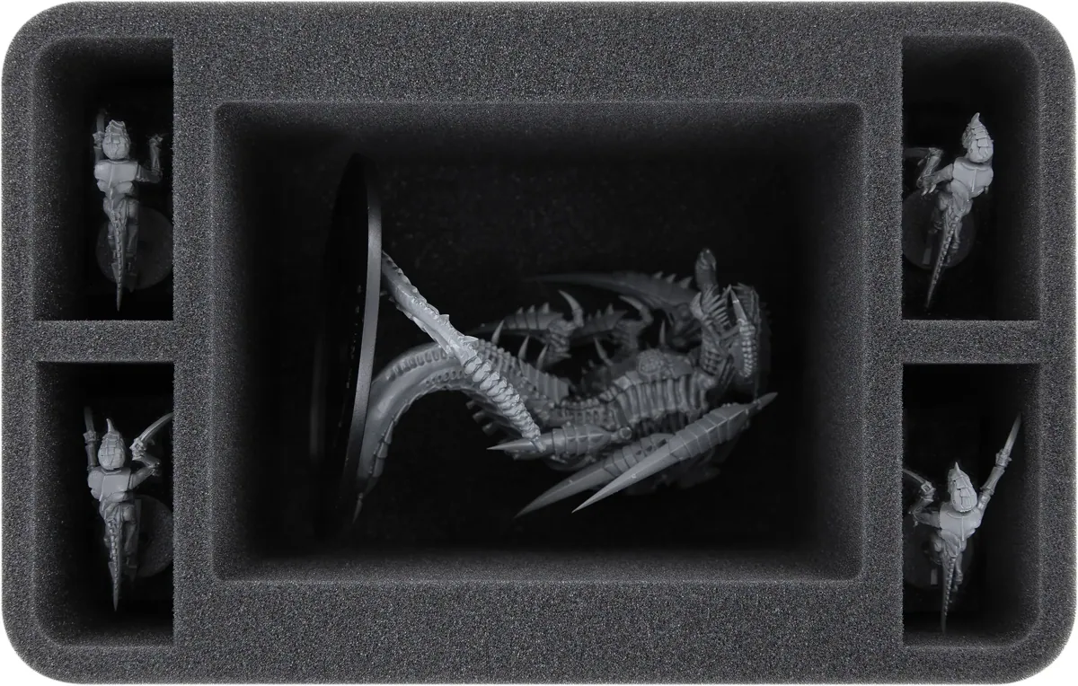 HS120A008 Feldherr foam tray for Tyranids - 5 compartments
