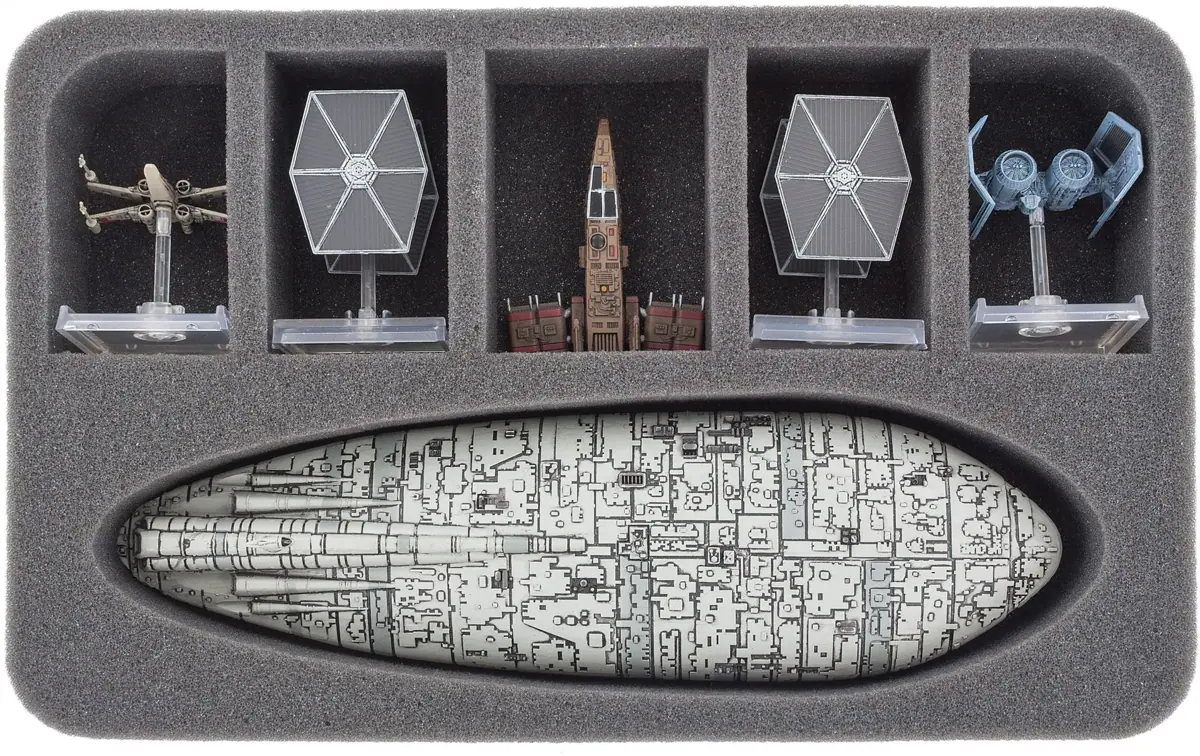 HSBC050BO foam tray for Star Wars X-WING Rebel Transport and Star Ships