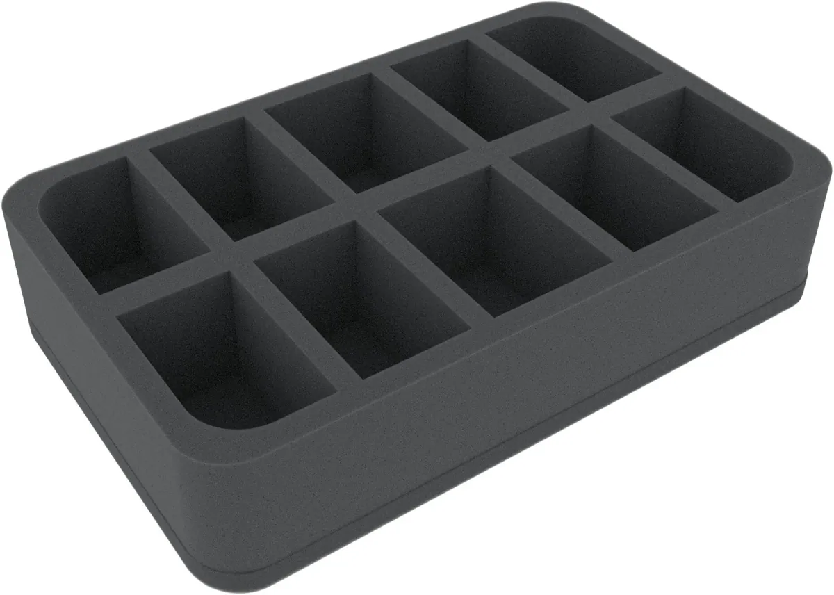 HS060WH18 half-size Figure Foam Tray with 10 slots for Warhammer