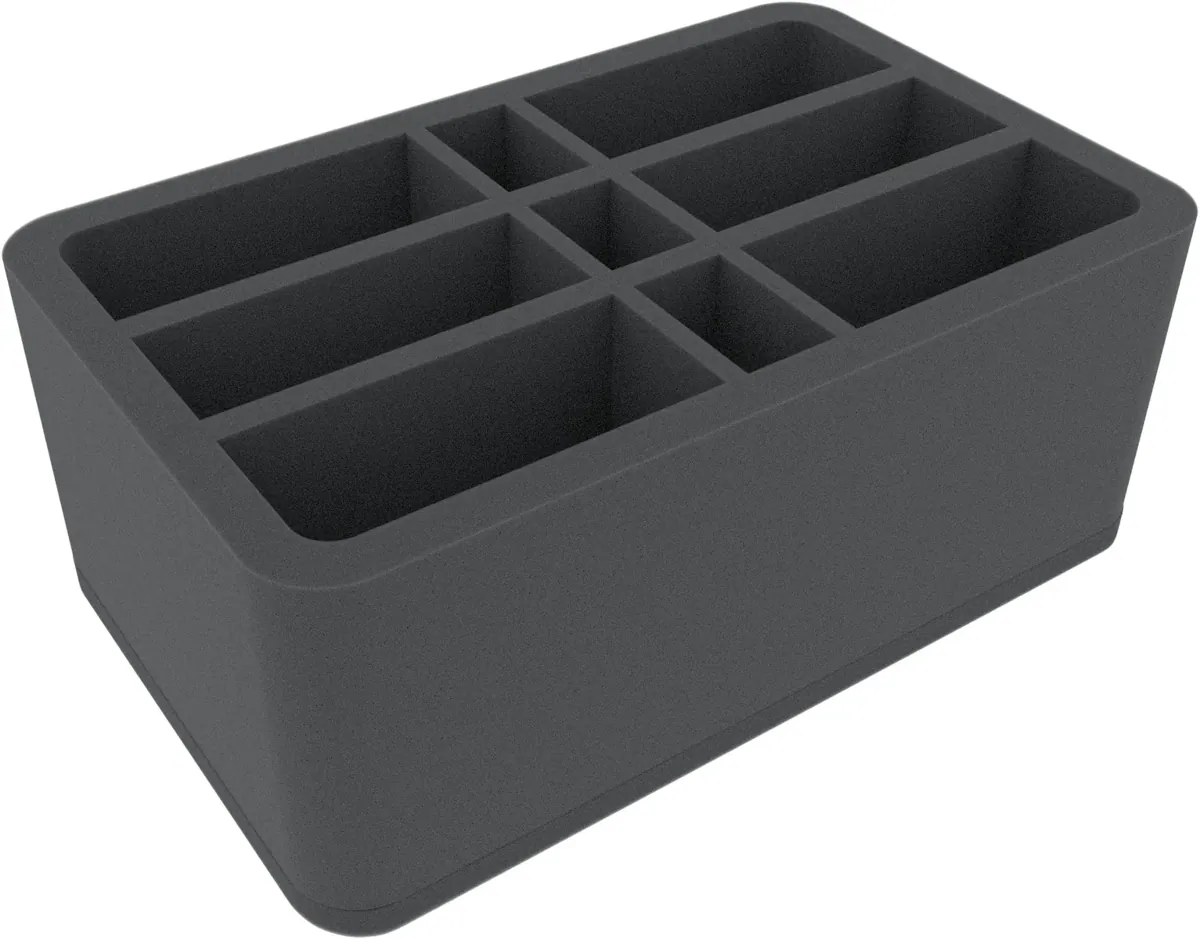 HSBI110BO 110 mm Half-Size foam tray with 9 compartments