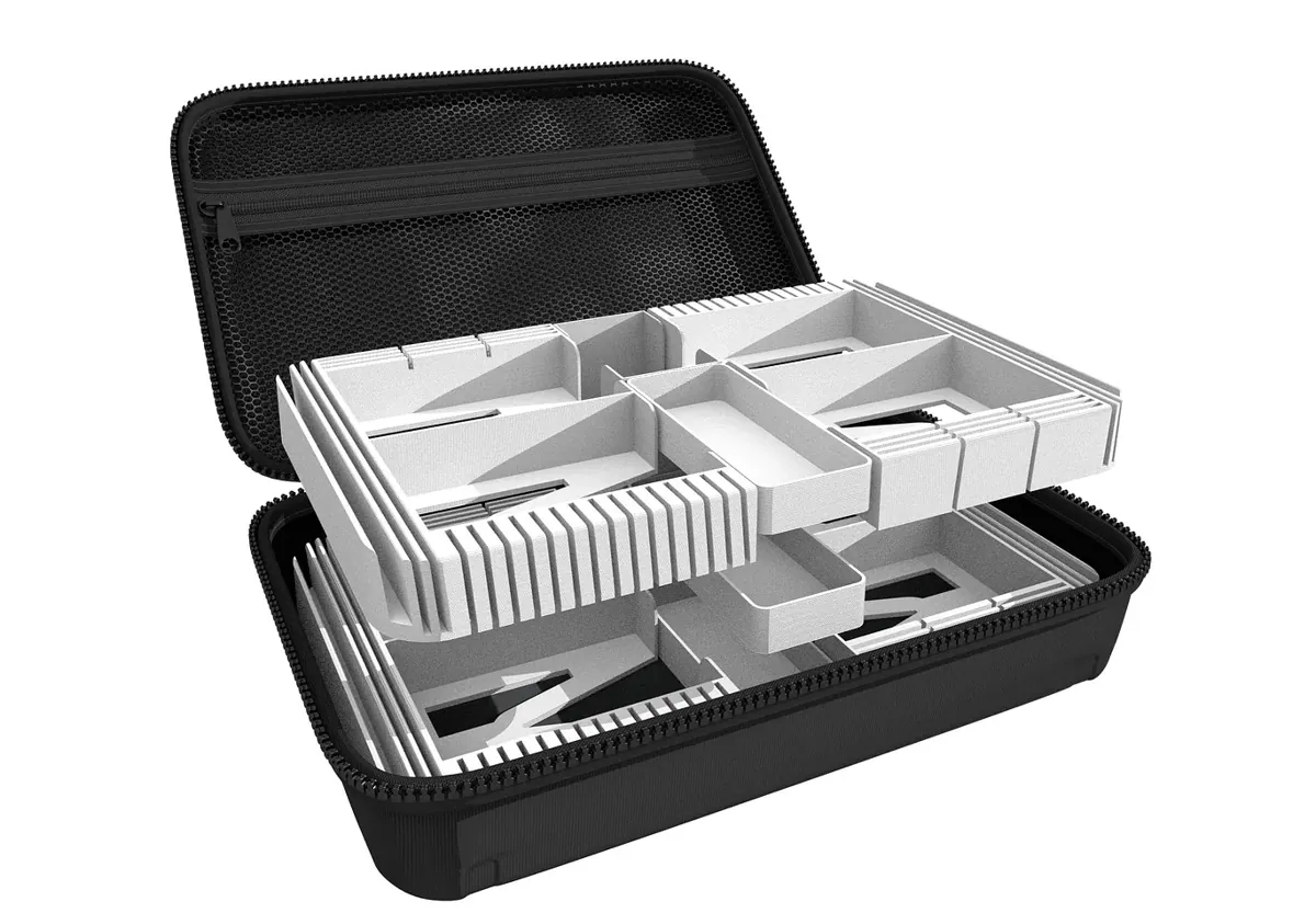 Feldherr Half-Size Case 50 + Organizer Insert Trays + Dashboard for Marvel Champions
