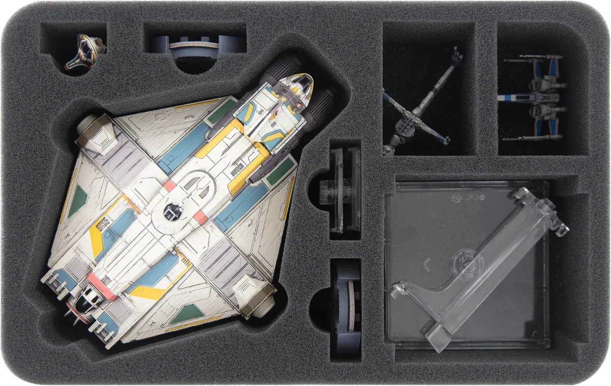 HSEJ065BO foam tray for Star Wars X-WING Ghost, 2 Ships and accessories