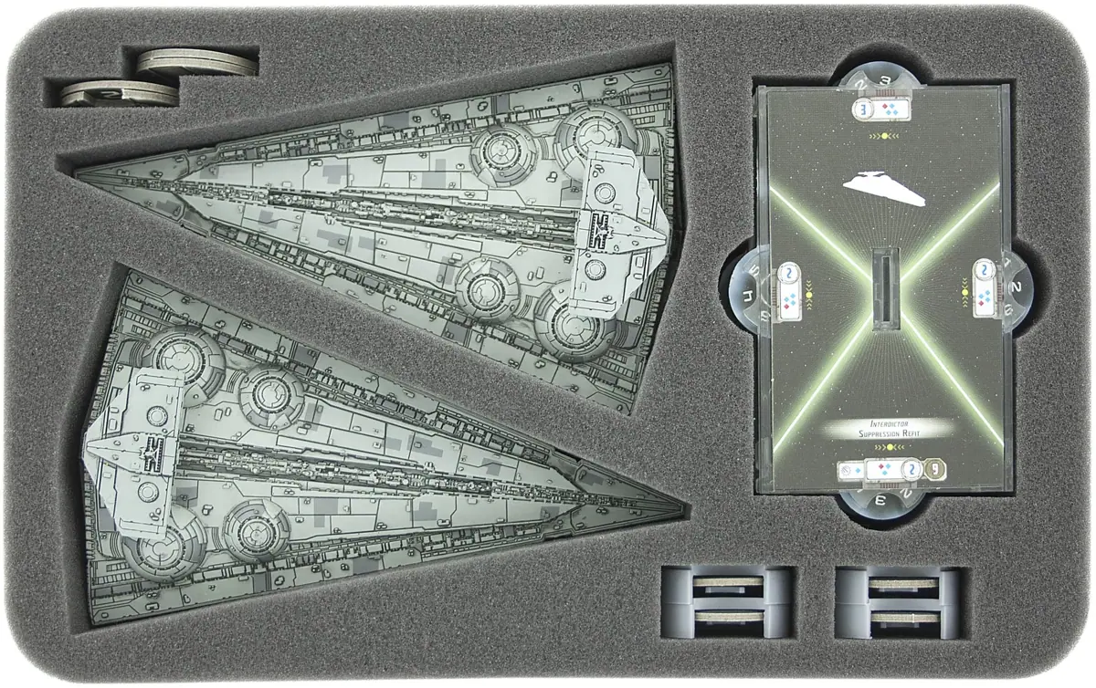 HSFT045BO Half-Size foam tray for Star Wars Armada Wave 4 Interdictor