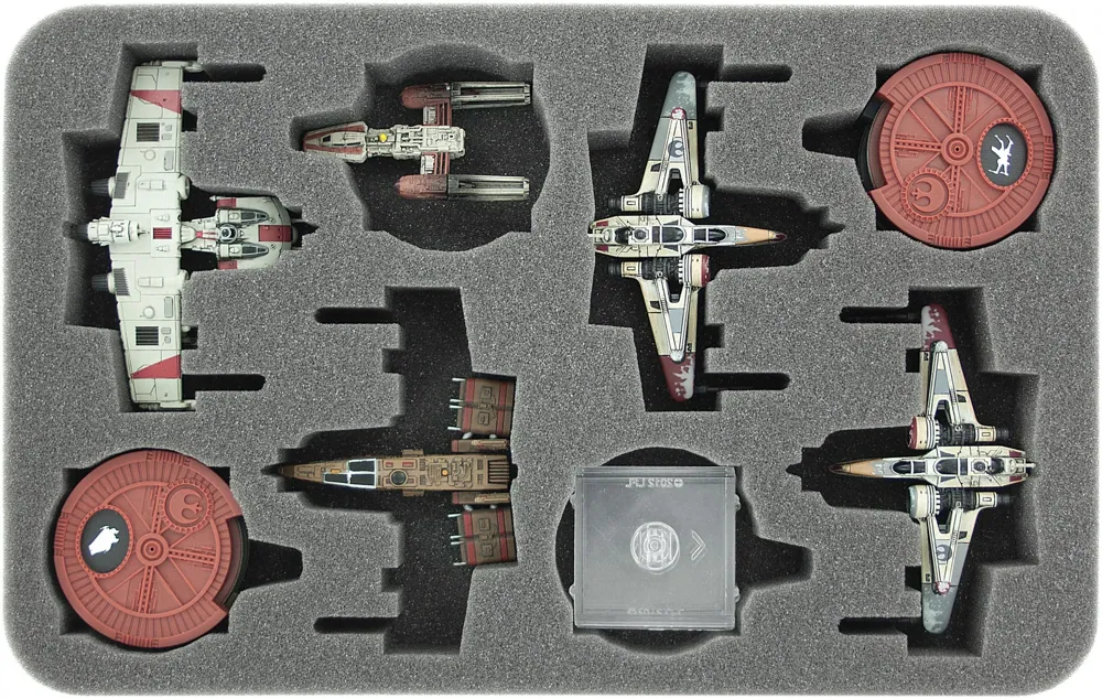 HSGA035BO foam tray for Star Wars X-WING 4 x ARC-170 or K-Wing and accessories
