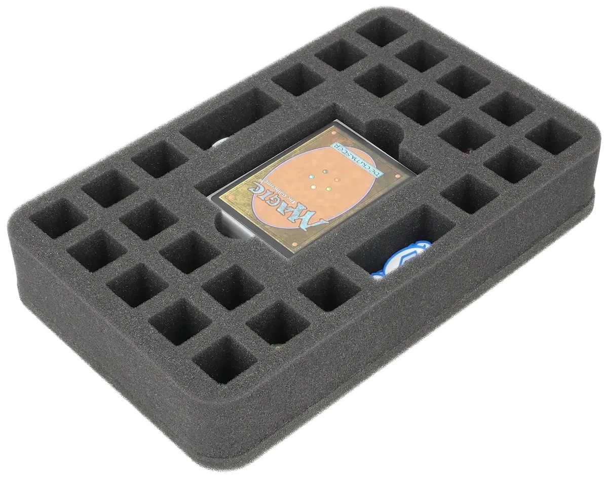 HSHP050BO 50 mm Half-Size foam tray with 27 compartments