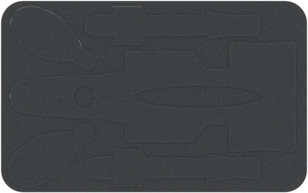 HSKE014 Inlay for C-ROC, Hound's Tooth and Slave 1