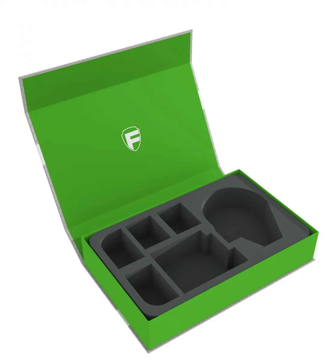 Feldherr Magnetic Box green for Star Wars X-WING Millennium Falcon and 4 ships