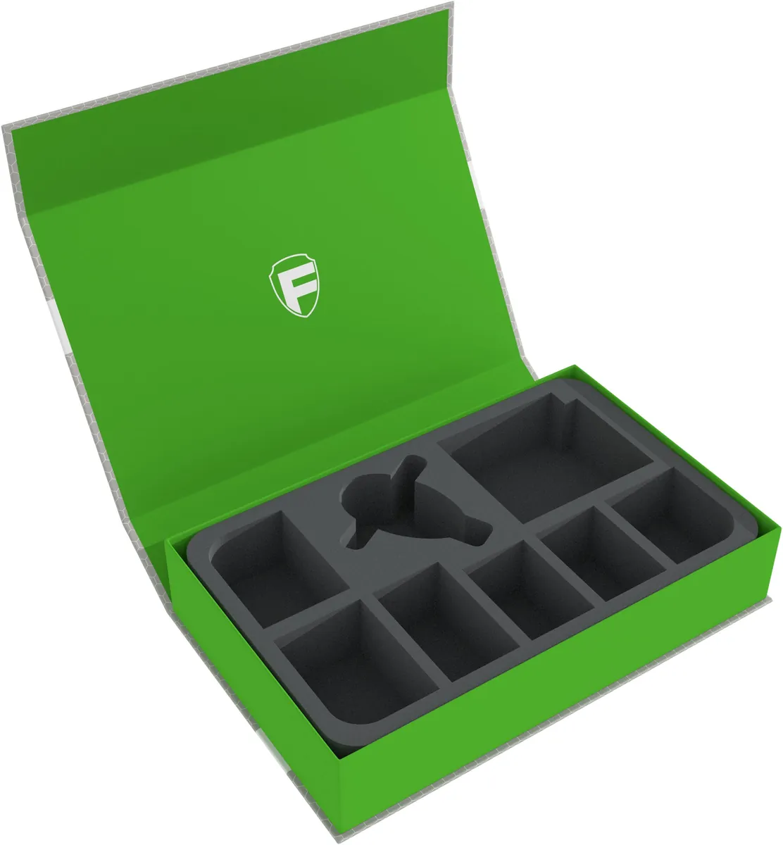 Feldherr Magnetic Box green for Star Wars X-WING Slave 1 and 5 ships