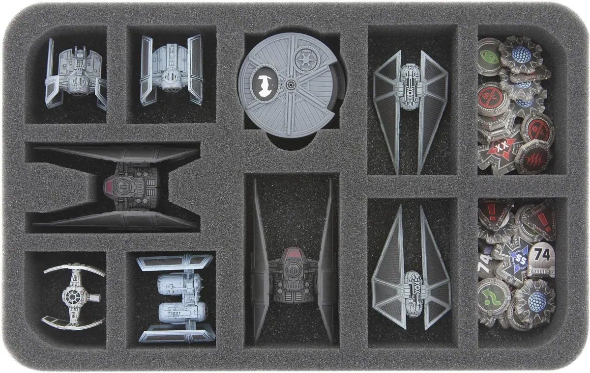 HSMEAC035BO 35 mm foam tray for Star Wars X-Wing TIE Silencer