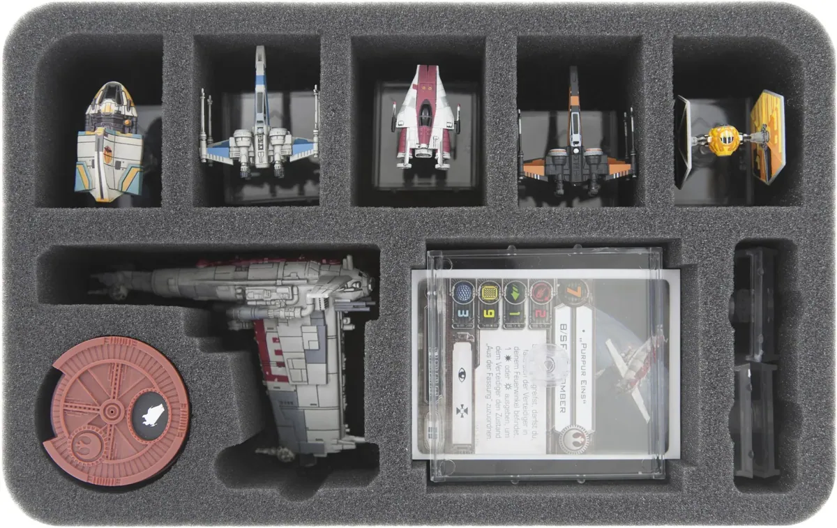 HSMEAD070BO 70 mm foam tray for Star Wars X-Wing B/SF-17 Resistance Bomber