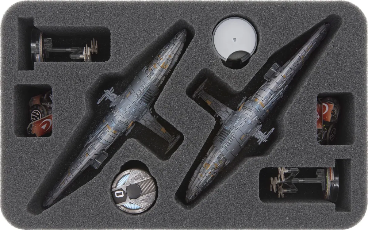 HSMEAW060BO 60 mm foam tray for Star Wars Armada Profundity 2pcs.