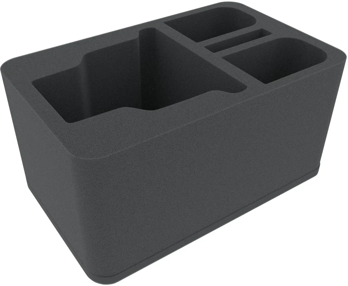 HSMECR135BO foam tray with 4 compartments