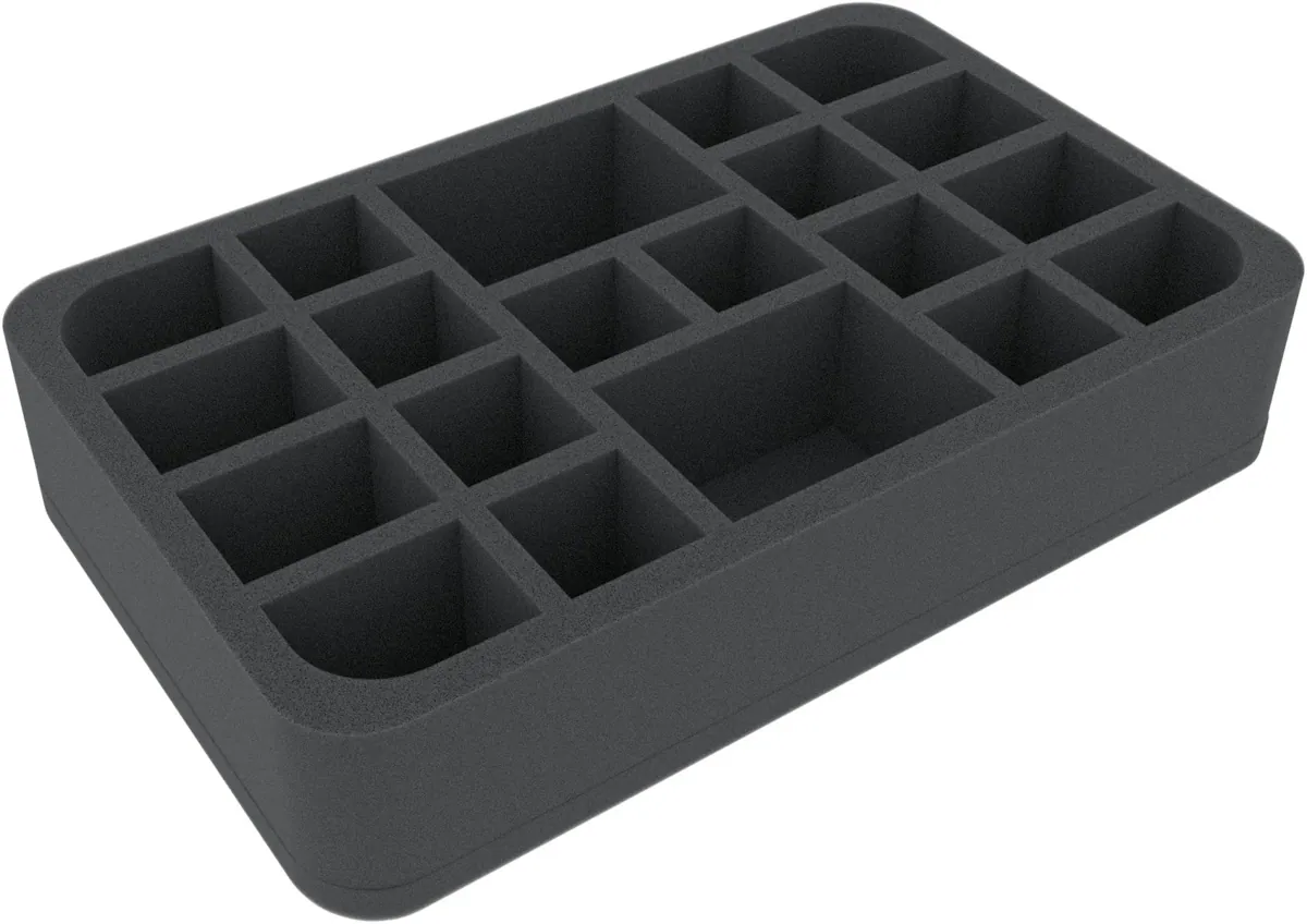 HSMEDN055BO foam tray with 20 compartments