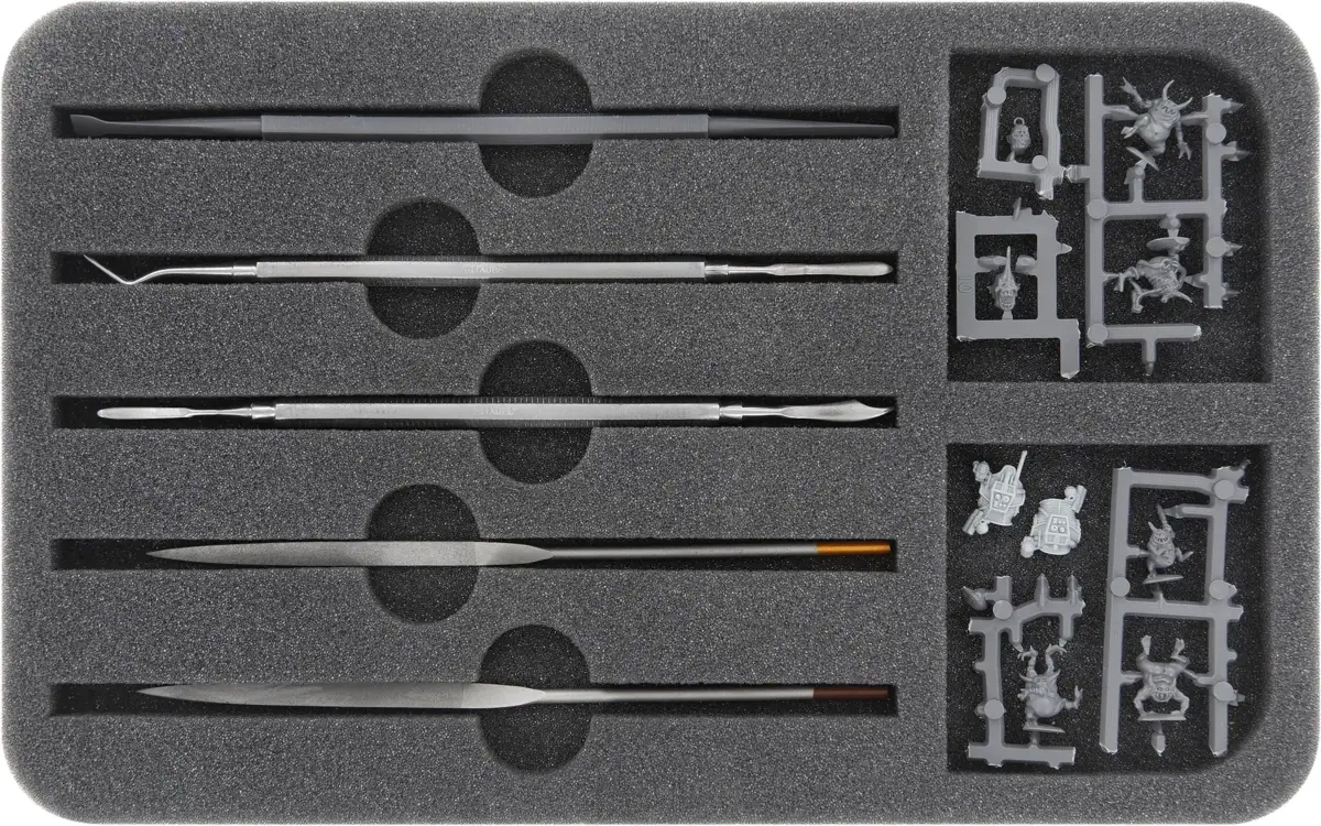 HSMEJQ020BO foam tray for Citadel tools - file + sculpting