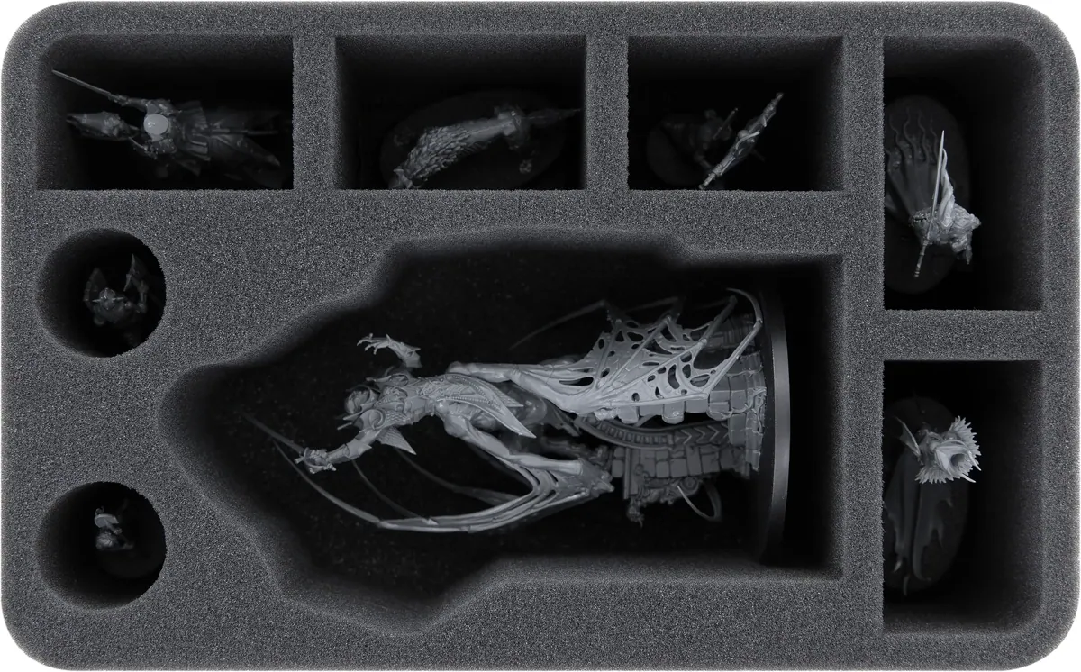 HSMFDV090BO Feldherr foam tray for Soulblight Gravelords - Lauka Vai, Mother of Nightmares