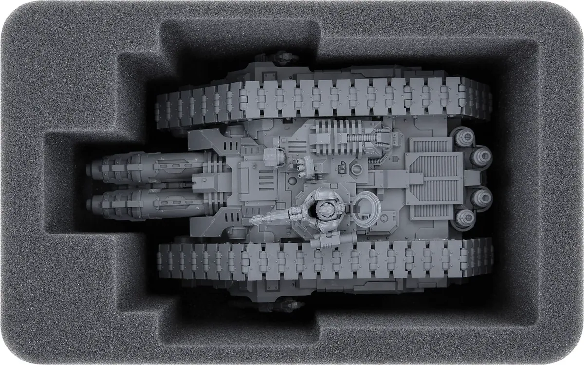 HSMFKS115BO 115 mm Half-Size foam tray for Cerberus Heavy Tank Destroyer