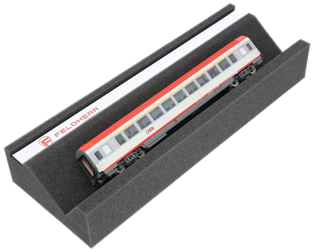 Feldherr Locomotive Bench H0 & 00 Scale with Magnetic Strip (360 mm) – Perfect Maintenance and Protection for Model Railways