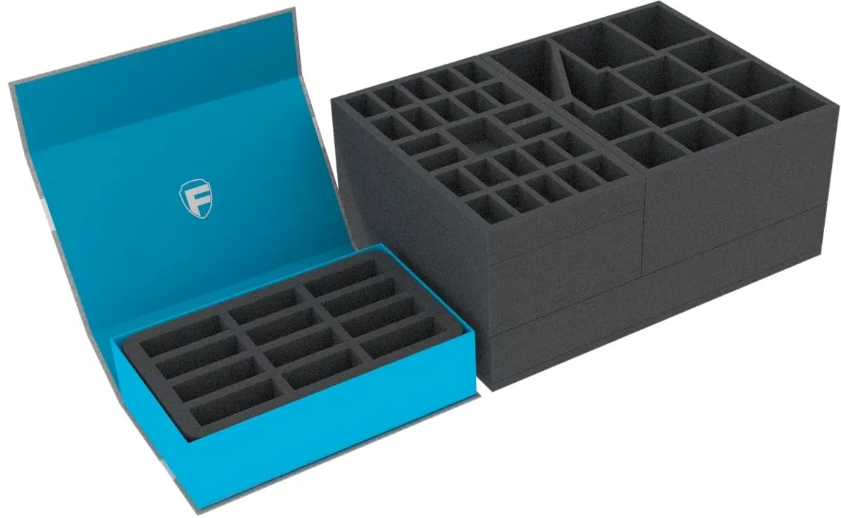 Feldherr foam insert + Magnetic Box blue for Mythic Battles