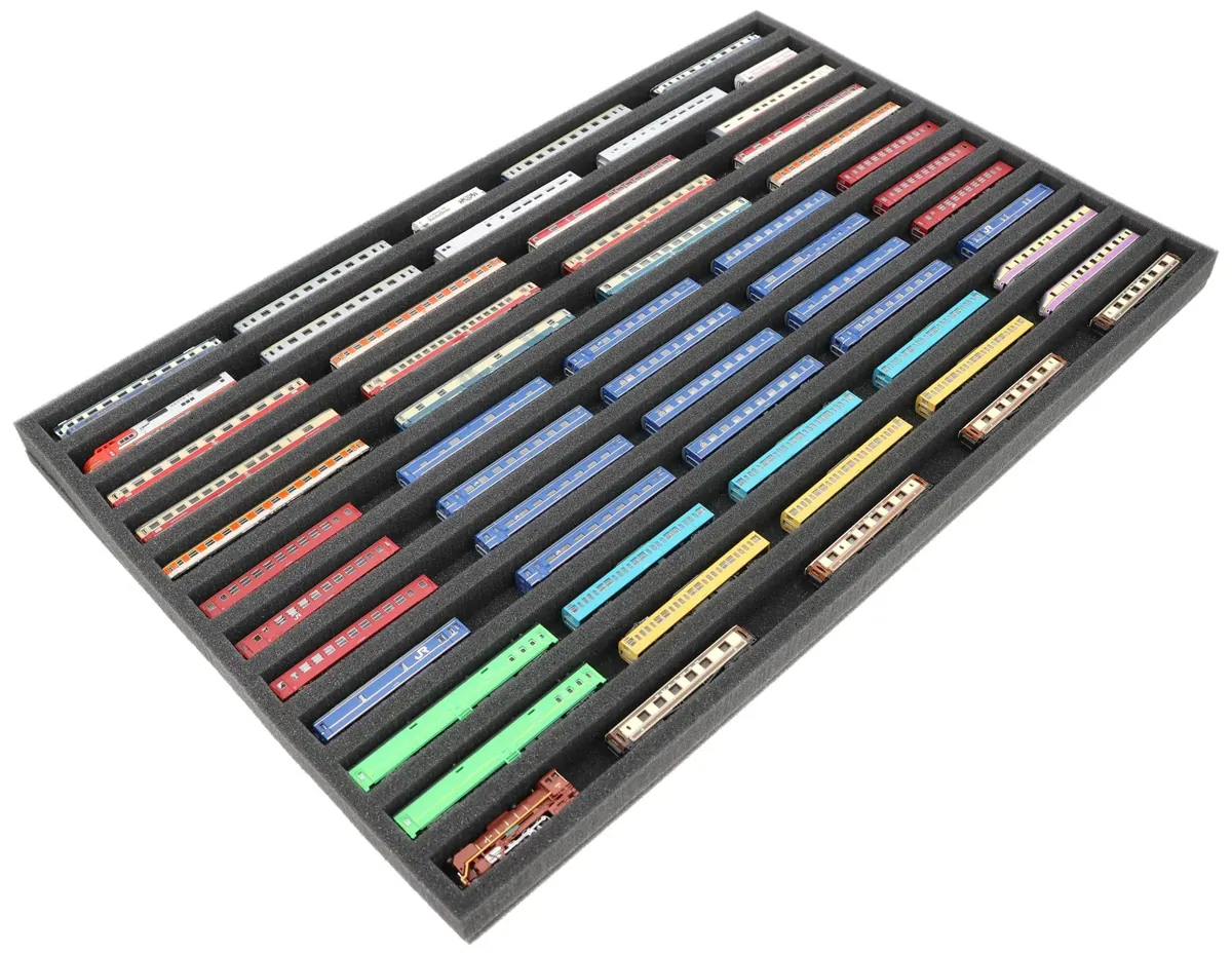 JV030A001 Feldherr foam insert for model railway - Z scale - 12 compartments - for horizontal storage