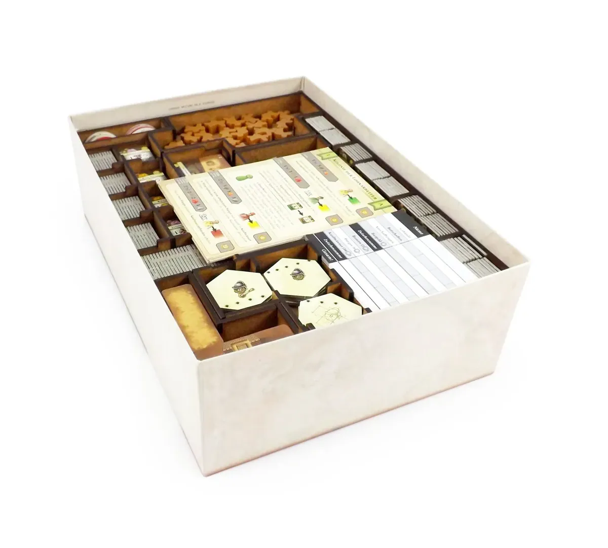 Boardgame Organizer Insert for The Colonists and expansion Ante Portas