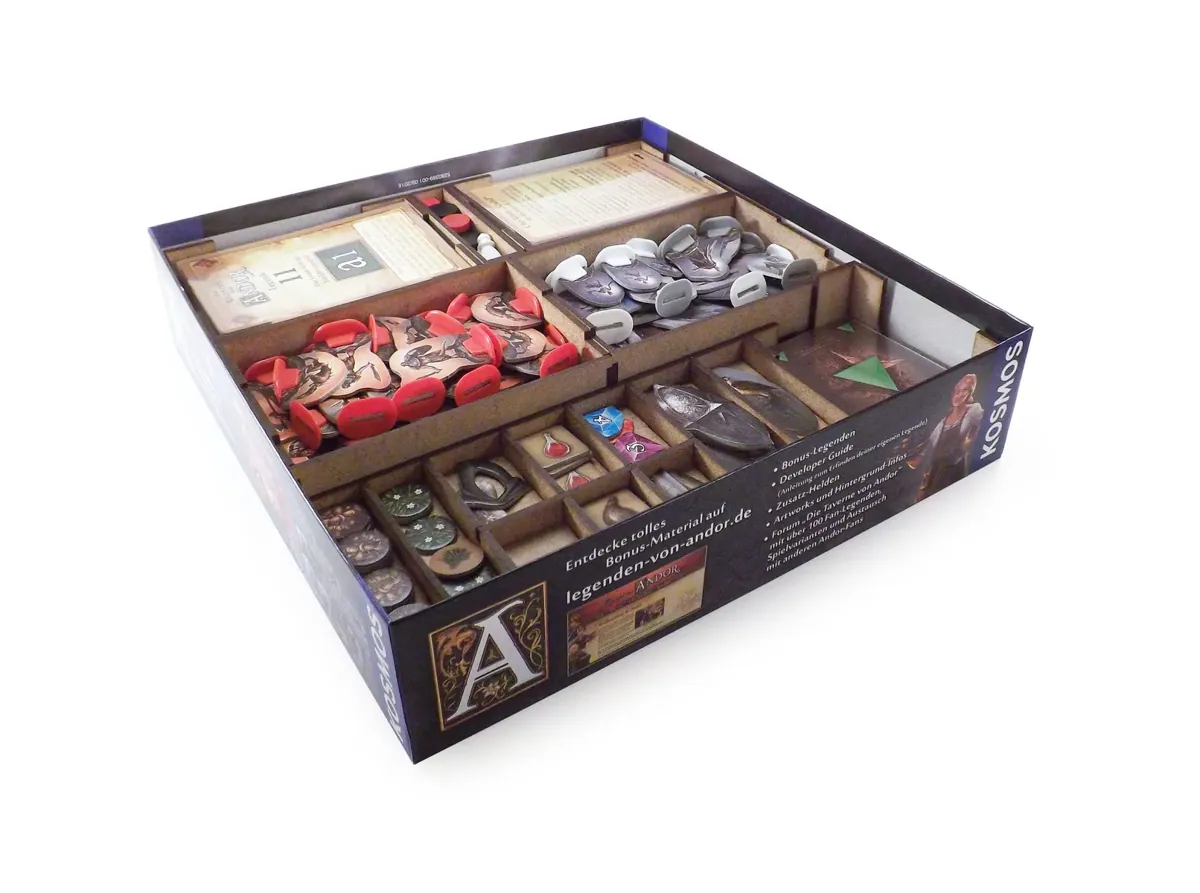 Boardgame Organizer Insert for Legends of Andor