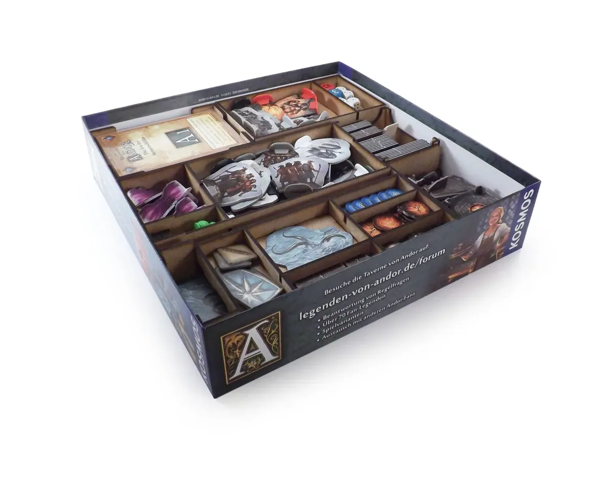 Boardgame Organizer Insert for The Legends of Andor