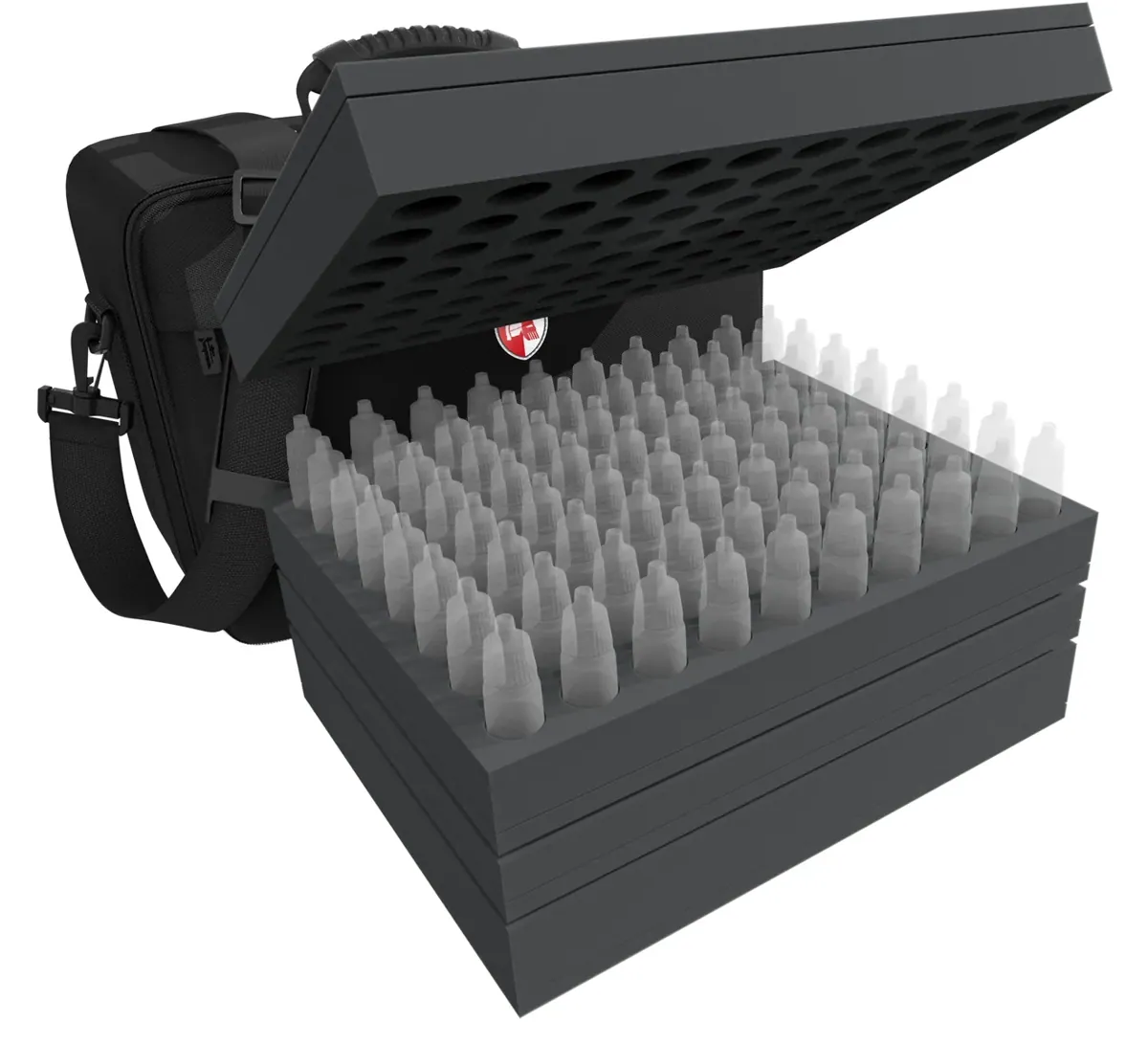 Feldherr MAXI bag for color bottles + Citadel tools + miniatures