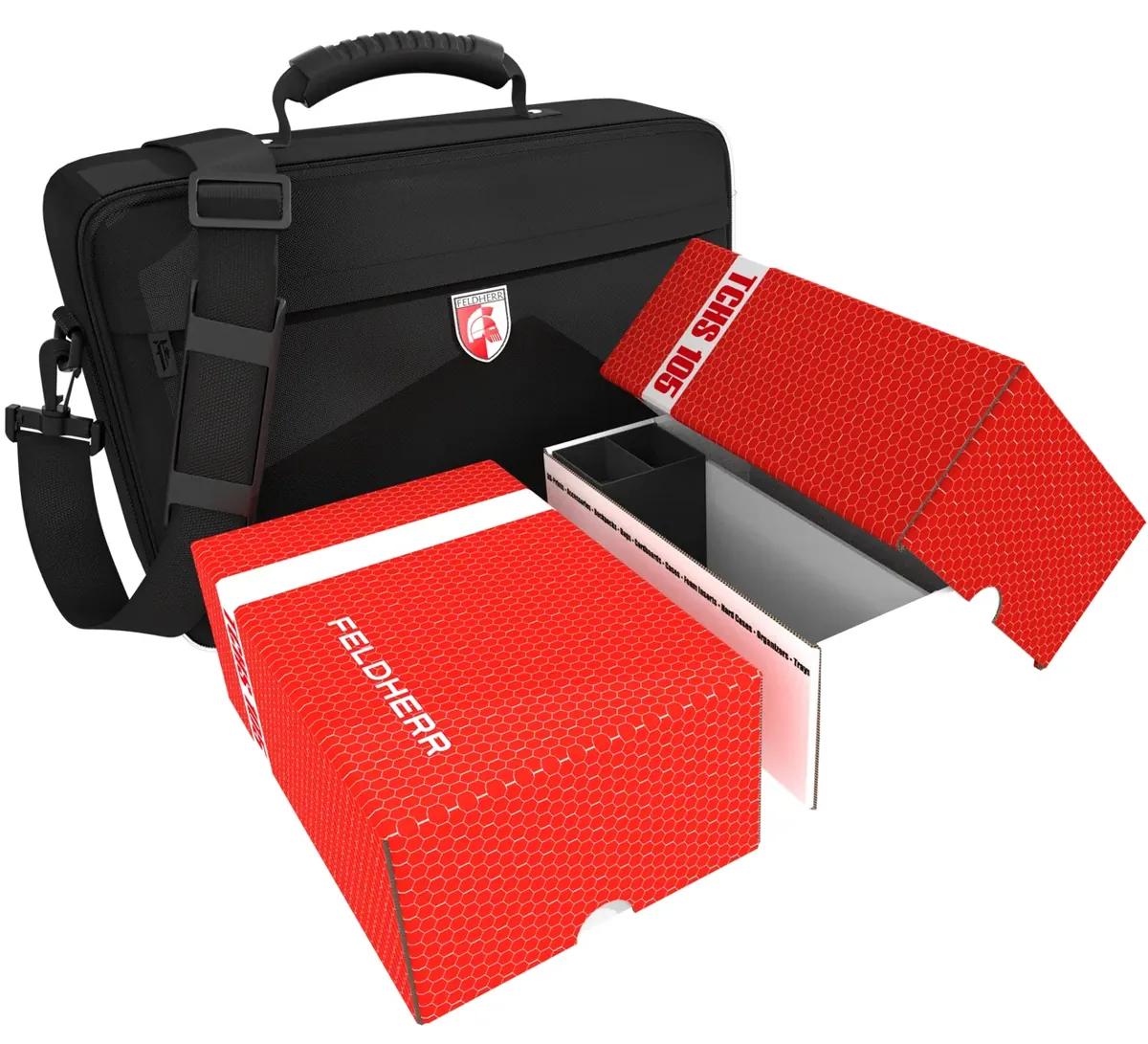 Feldherr MEDIUM bag + 2 Storage Boxes TCHS105 + 3 token holder for Marvel United
