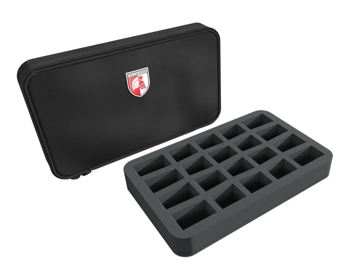 Feldherr MINI MINUS half-size 20 cut outs foam case