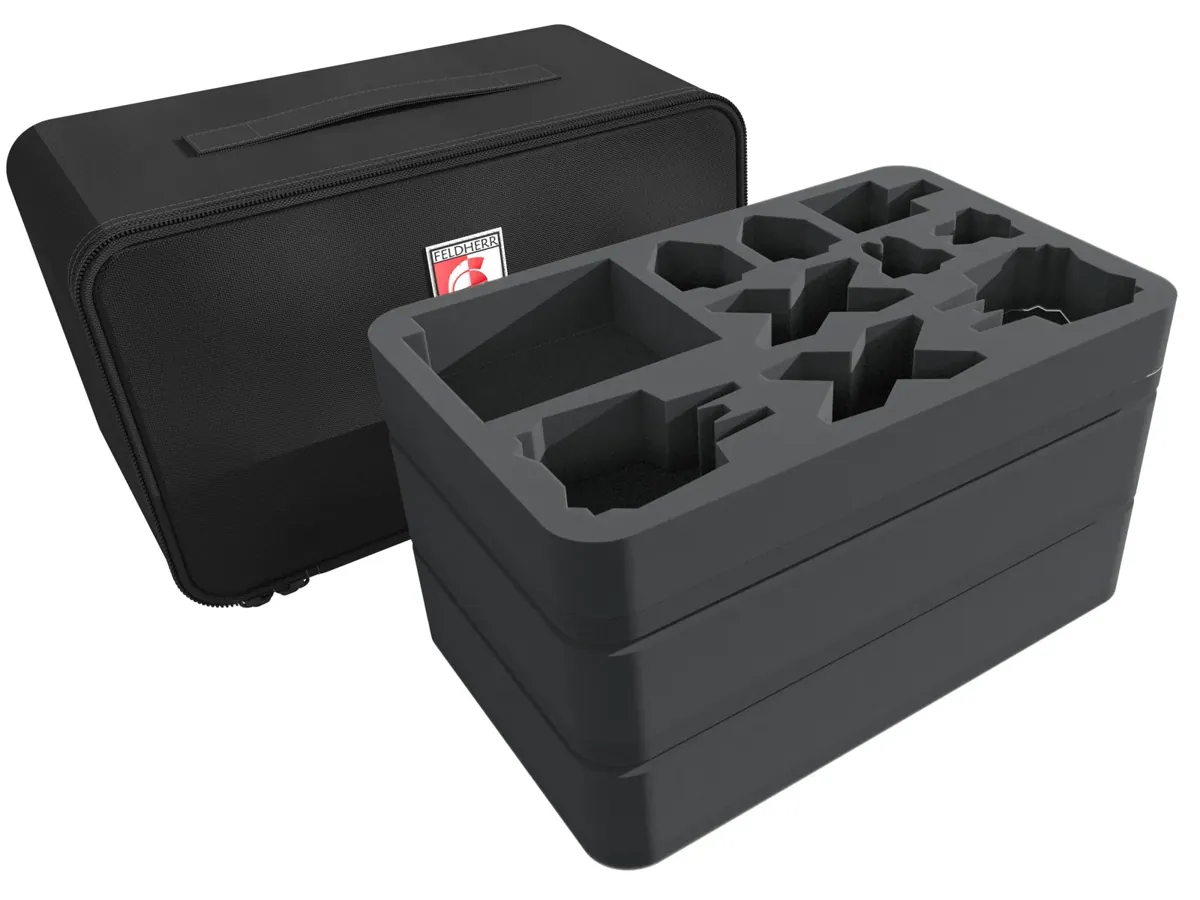Feldherr MINI PLUS Case for X-Wing Scum and Villainy, Star Ships and Slave 1
