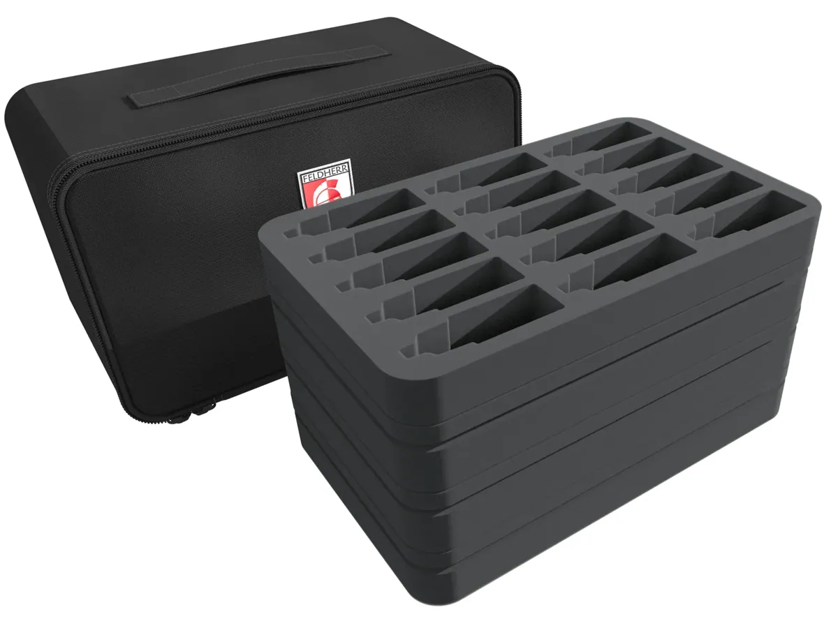 Feldherr MINI PLUS bag for model color bottles + paintbrushes + accessories