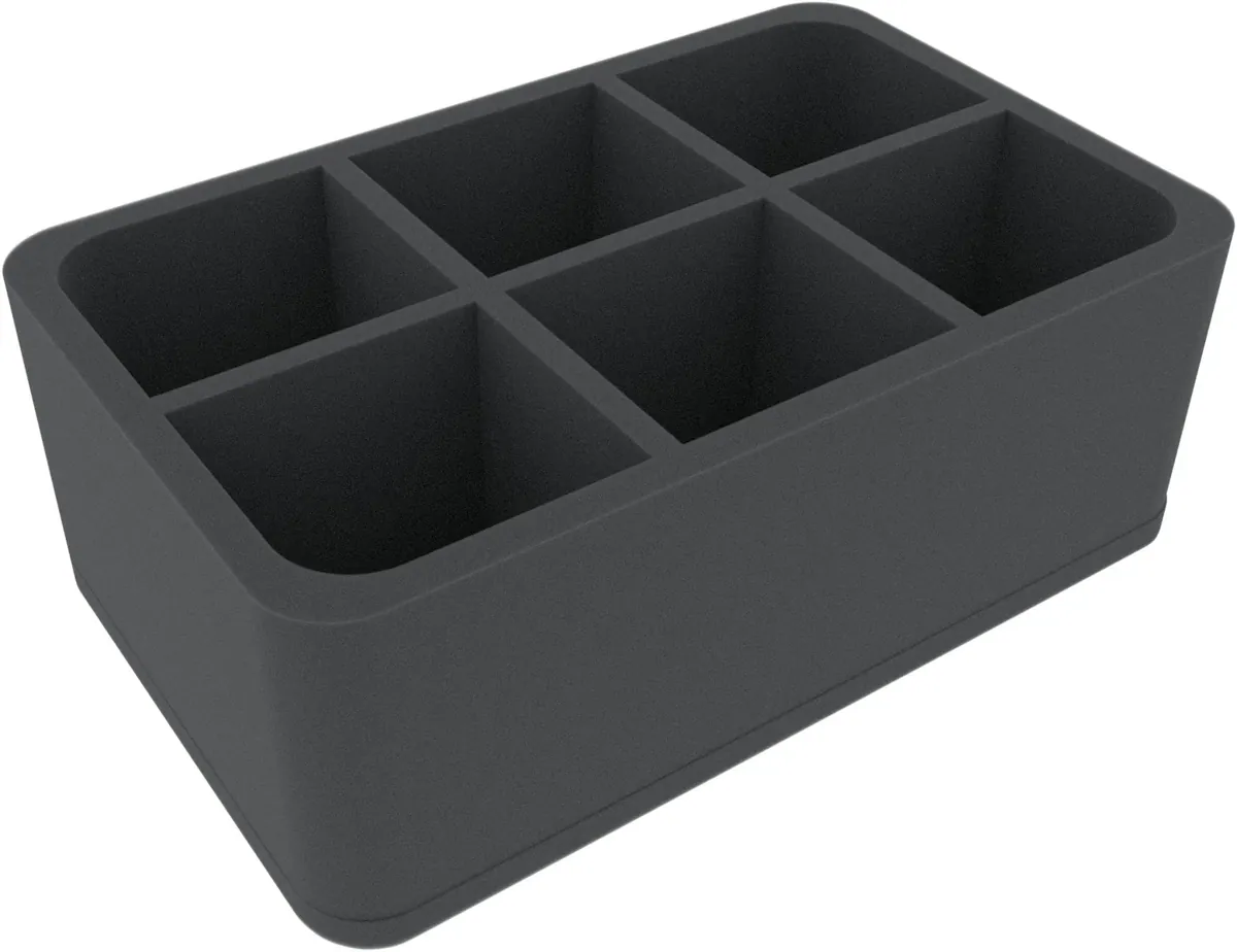 HS100A003 Feldherr foam tray for Runewars Miniatures Game - 6 compartments