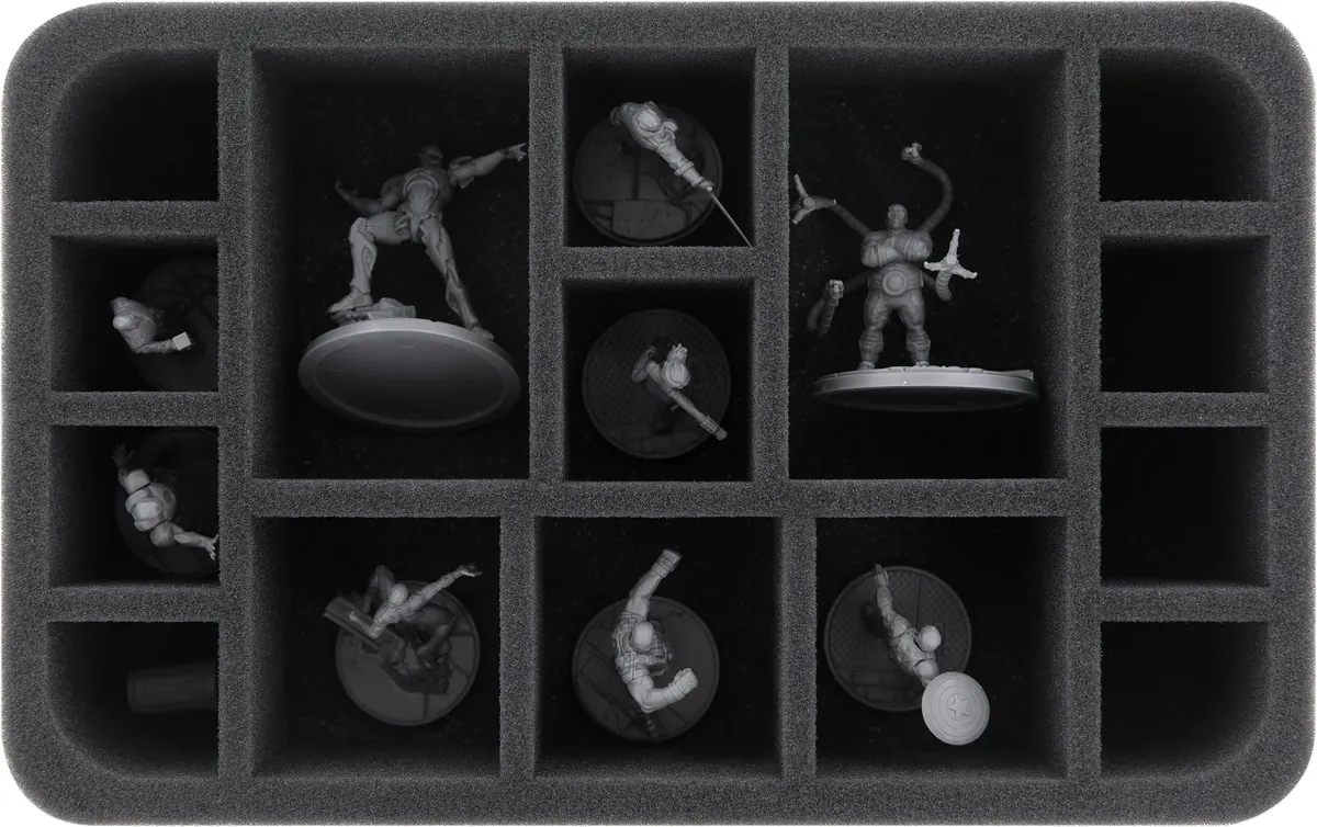 HS065A008 Feldherr foam tray for Marvel Crisis Protocol - 15 compartments
