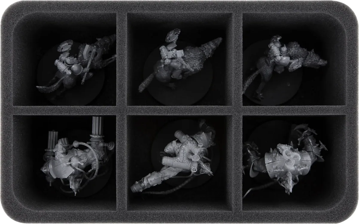 HS085A008 Feldherr foam tray for Skaven - 6 compartments