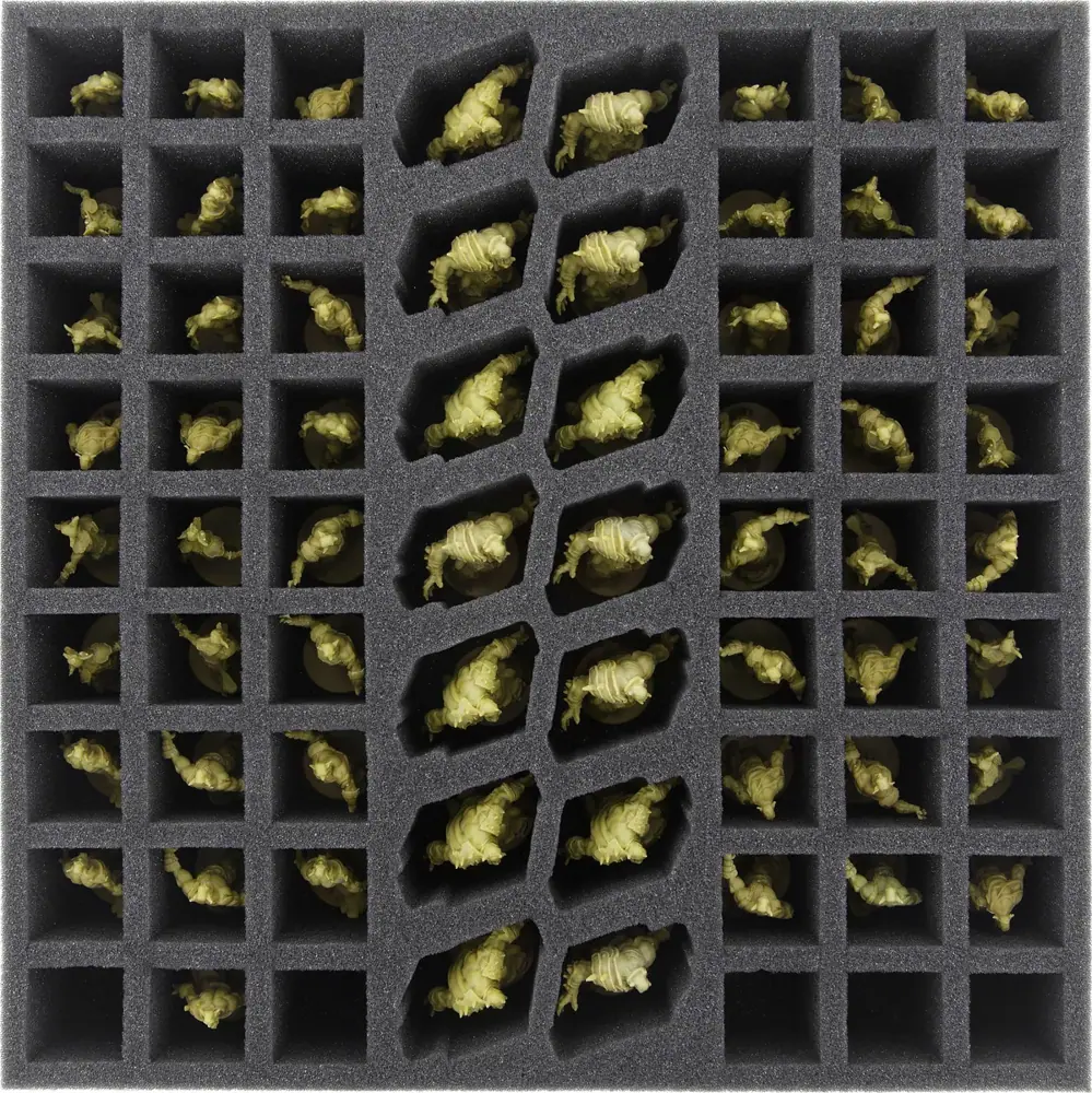 AG055ZC28 foam tray for Zombicide - 68 compartments