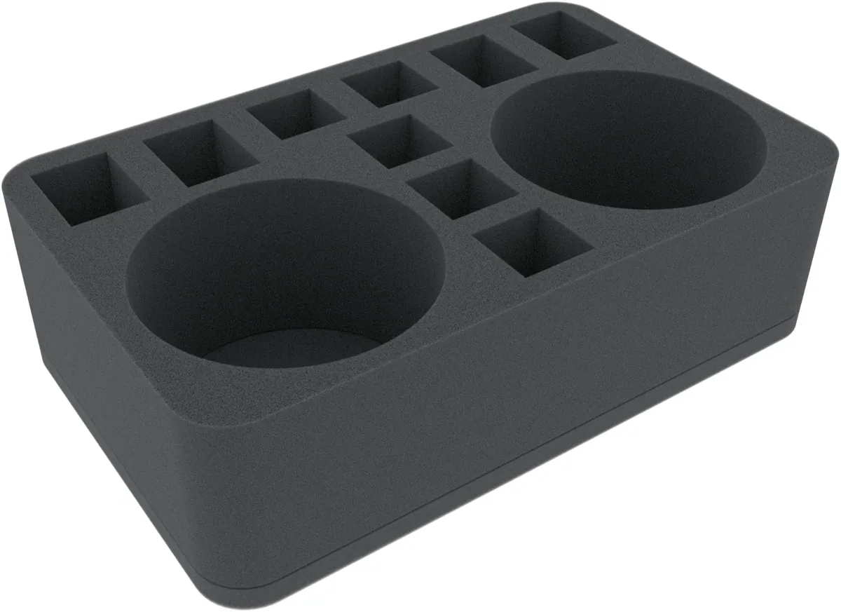 HSMEIM080BO 80 mm foam tray with 11 compartments