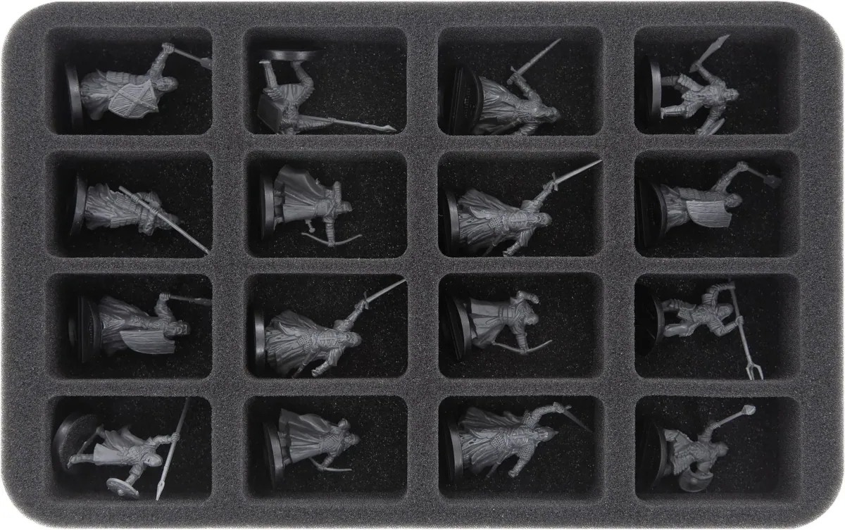 HS040LOR04 foam tray for Middle-earth Strategy Battle Game - 16 compartments