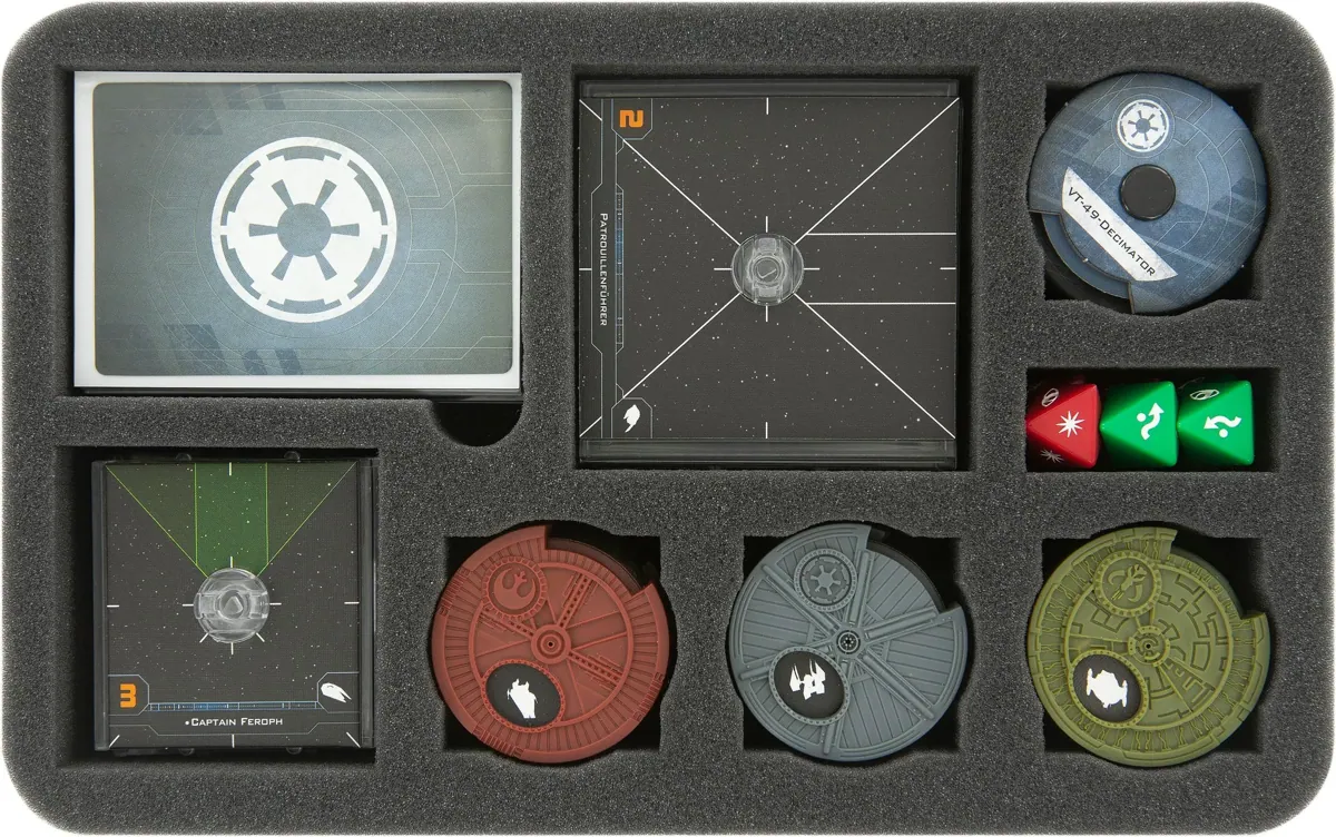HS045XW04 Foam Tray for Star Wars X-Wing 2.0 - bases and accessories