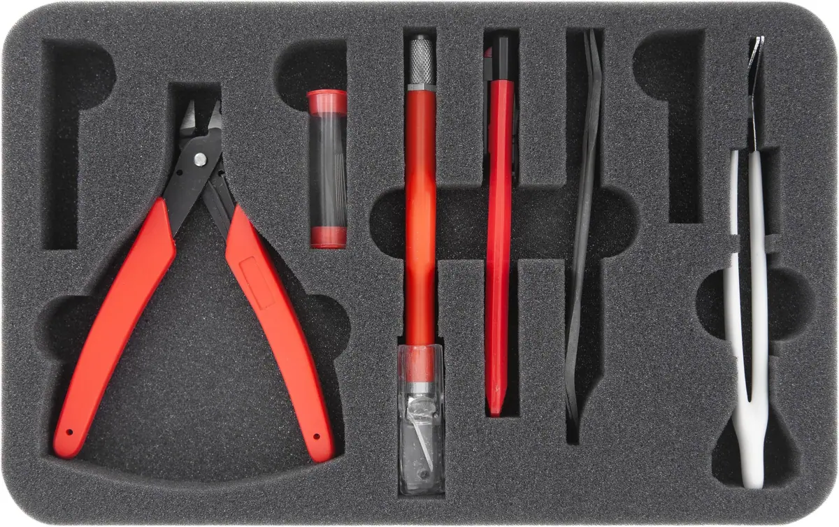 HS030A001 foam tray for modelling tools