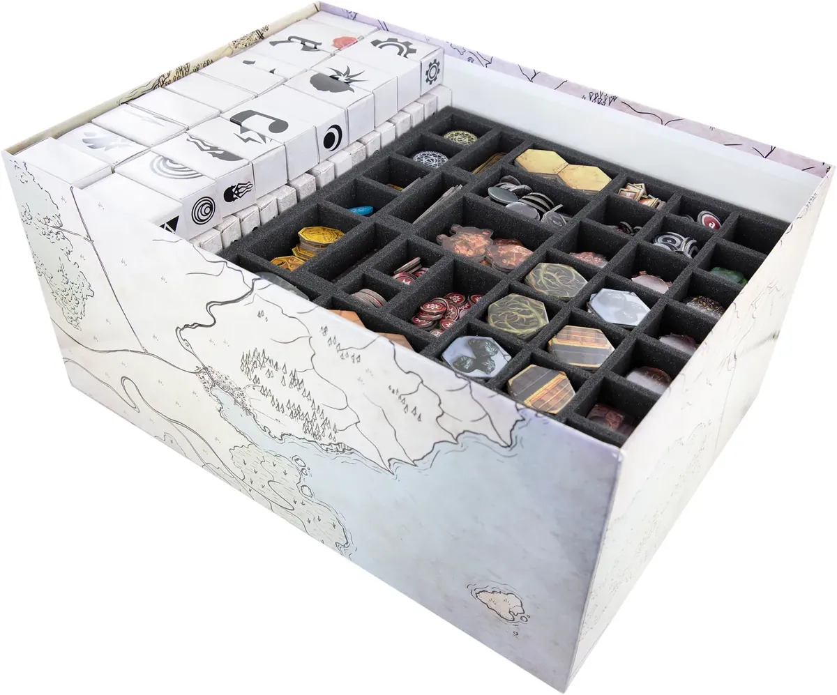 Feldherr foam set + card holders for Gloomhaven - board game box