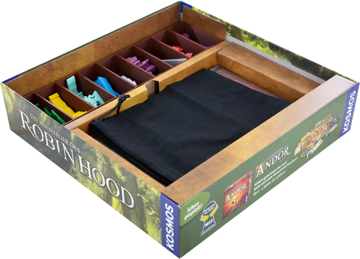 Feldherr Organizer Insert for The Adventures of Robin Hood - core game box